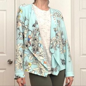 NY COLLECTION | Relaxed Fit Flowy Blazer Jacket Kimono